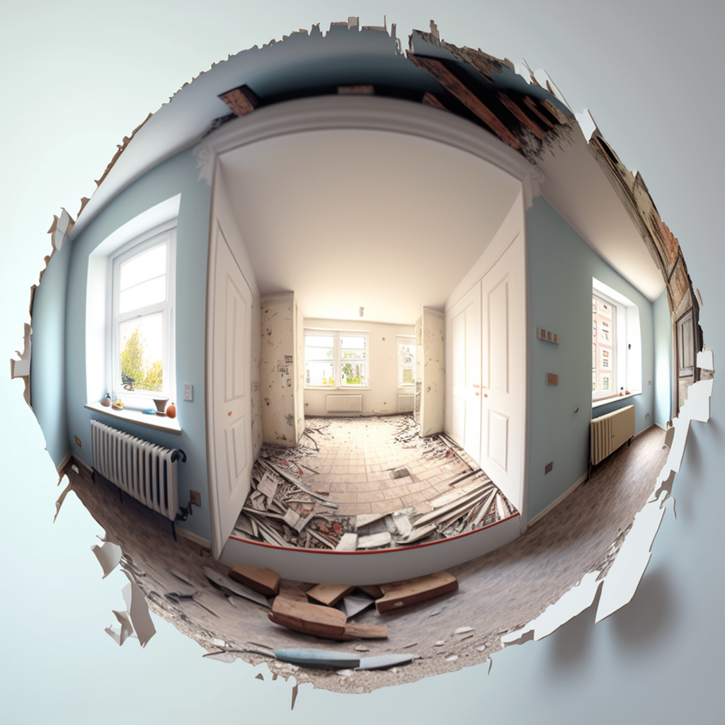 360°-Aufnahme Baustelle